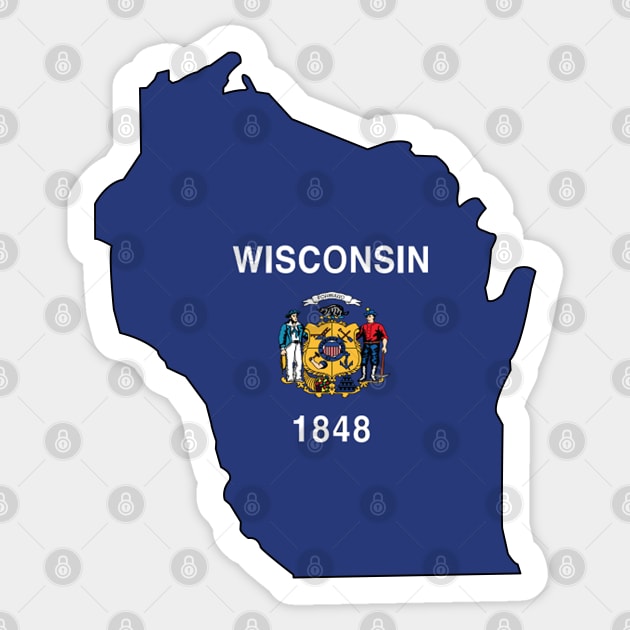 Wisconsin Sticker by somekindofguru